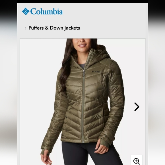 Columbia Women's Olive Green Puffer Jacket With Omni Heat Sz 2XL - Picture 1 of 15